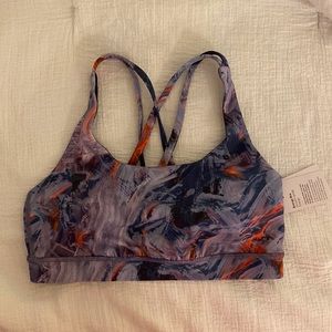 Lululemon Energy sports bra, size 6, multicolor